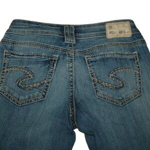 Silver Aiko Jeans 26x30 Bootcut Flare Denim